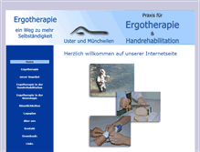 Tablet Screenshot of ergotherapie-uster.ch